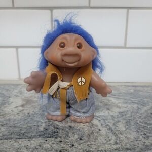 Original 1986 Vintage Dam Collectible Peacenik Troll